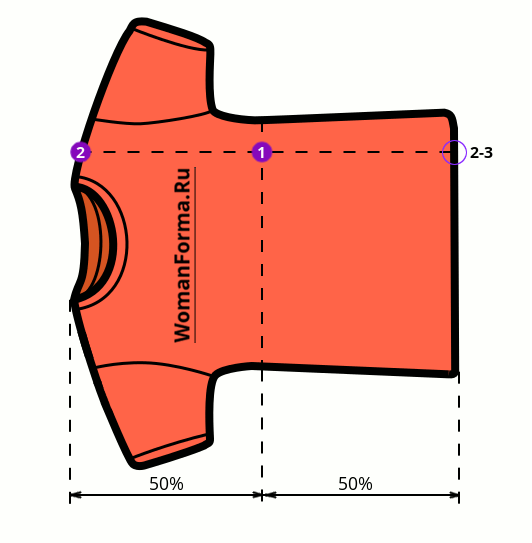 Быстро сложить футболку схема