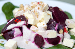 Салат из краснокочанной капусты