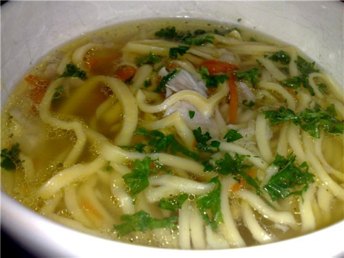 Как приготовить суп из свойской лапши