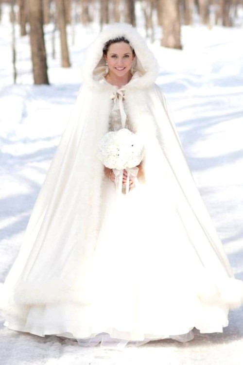 Как зимой выбрать свадебное платье?